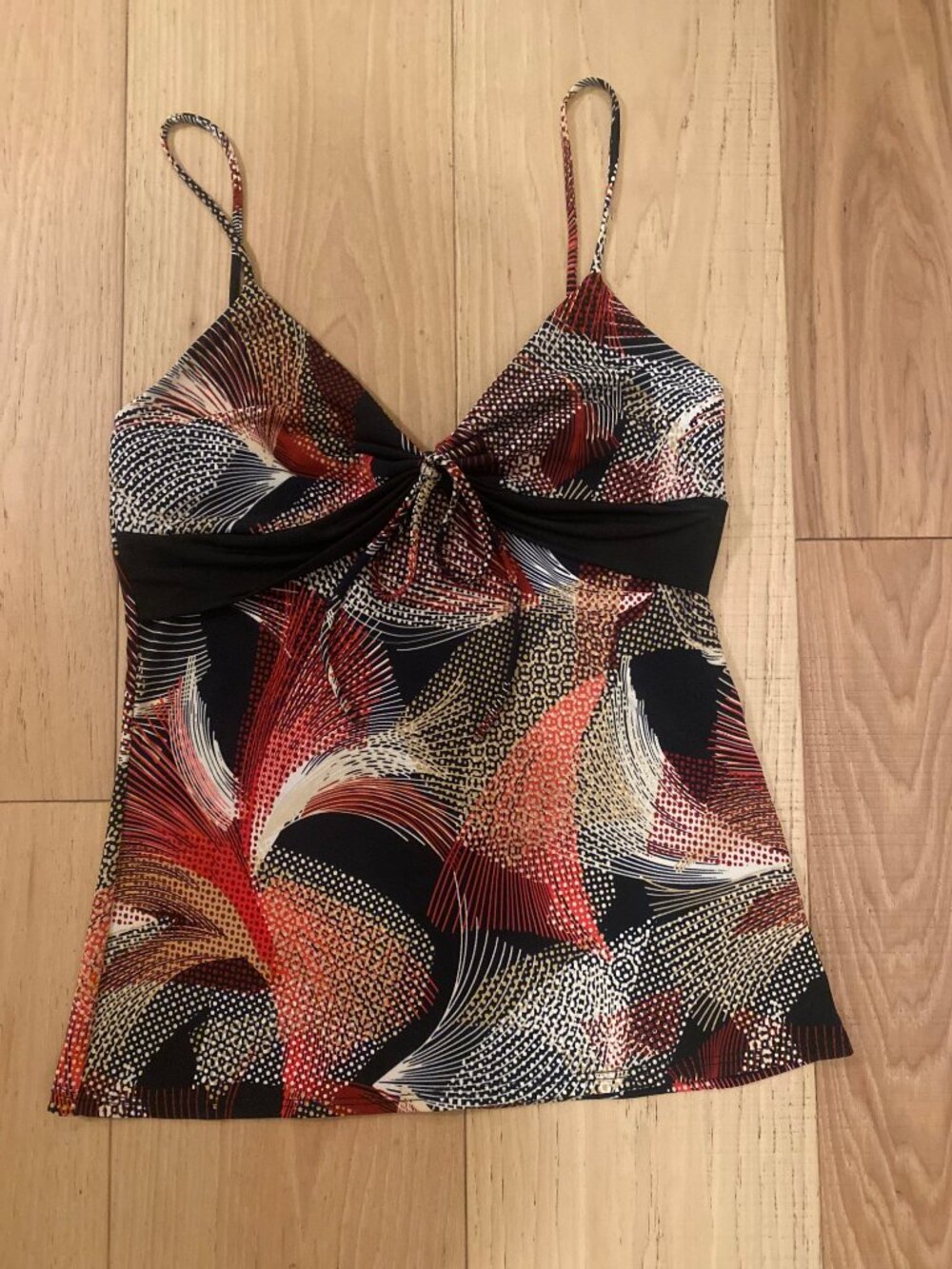 Camisole spaghetti strap tank top, size m